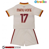 Otroške Nogometnih dresov AS Roma Manu Kone #17 Gostujoči 2026-27 Kratki rokavi (+ hlače)